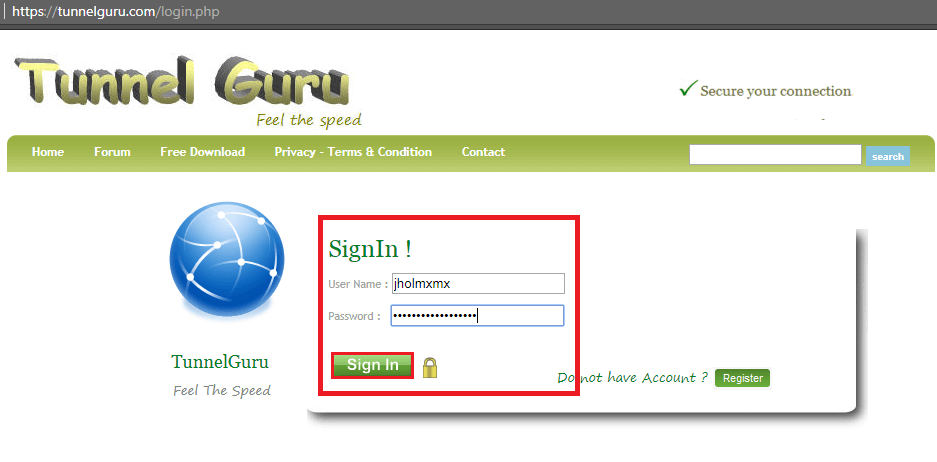 como crear cuenta free premium slowdns